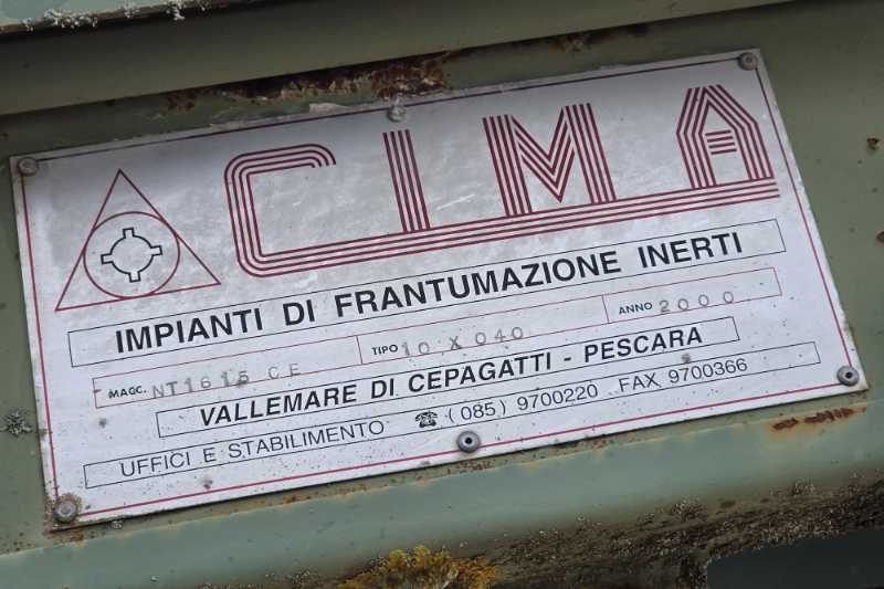 OmecoHub - Immagine CIMA IMPIANTO FRANTUMAZIONE